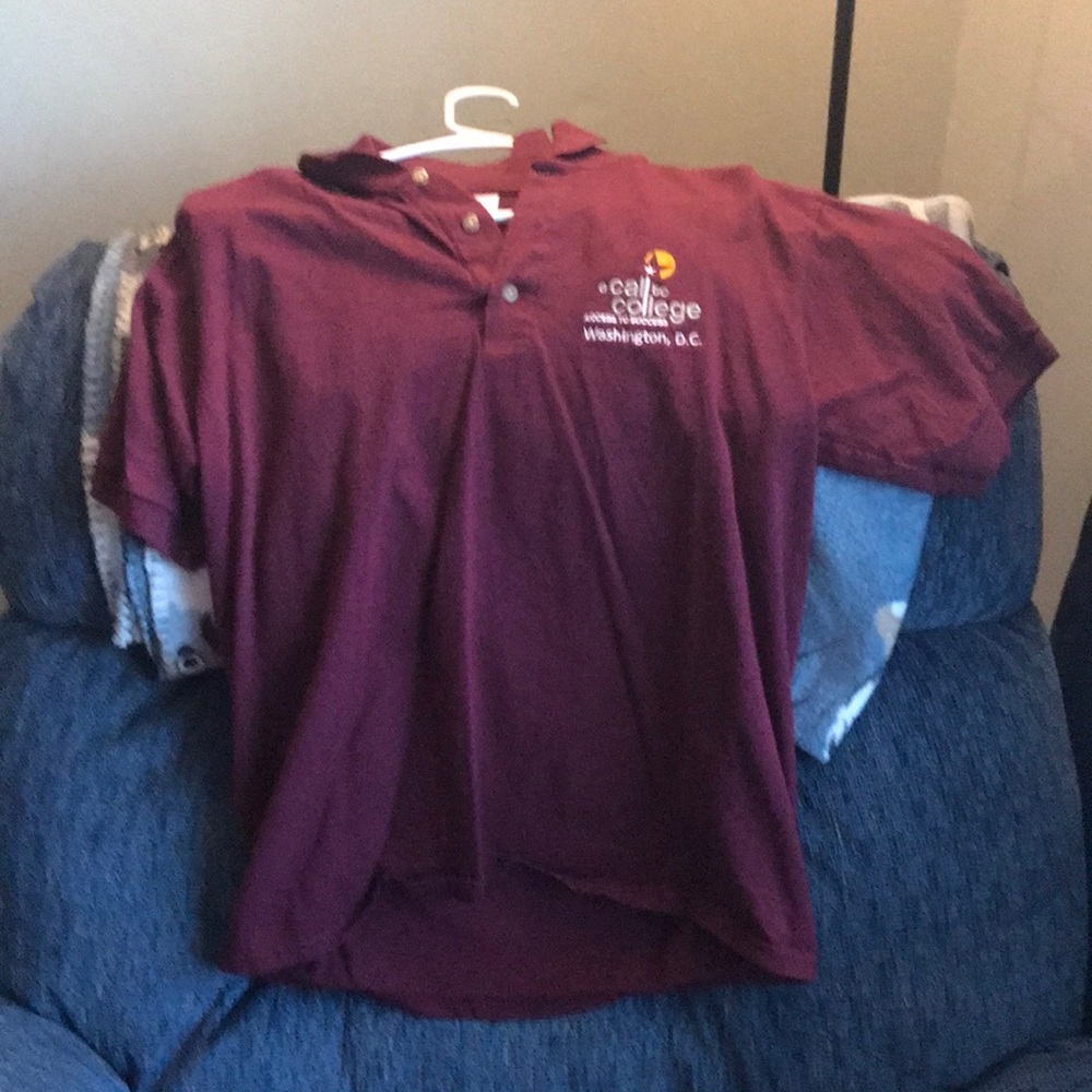 Red medium polo mans shirt